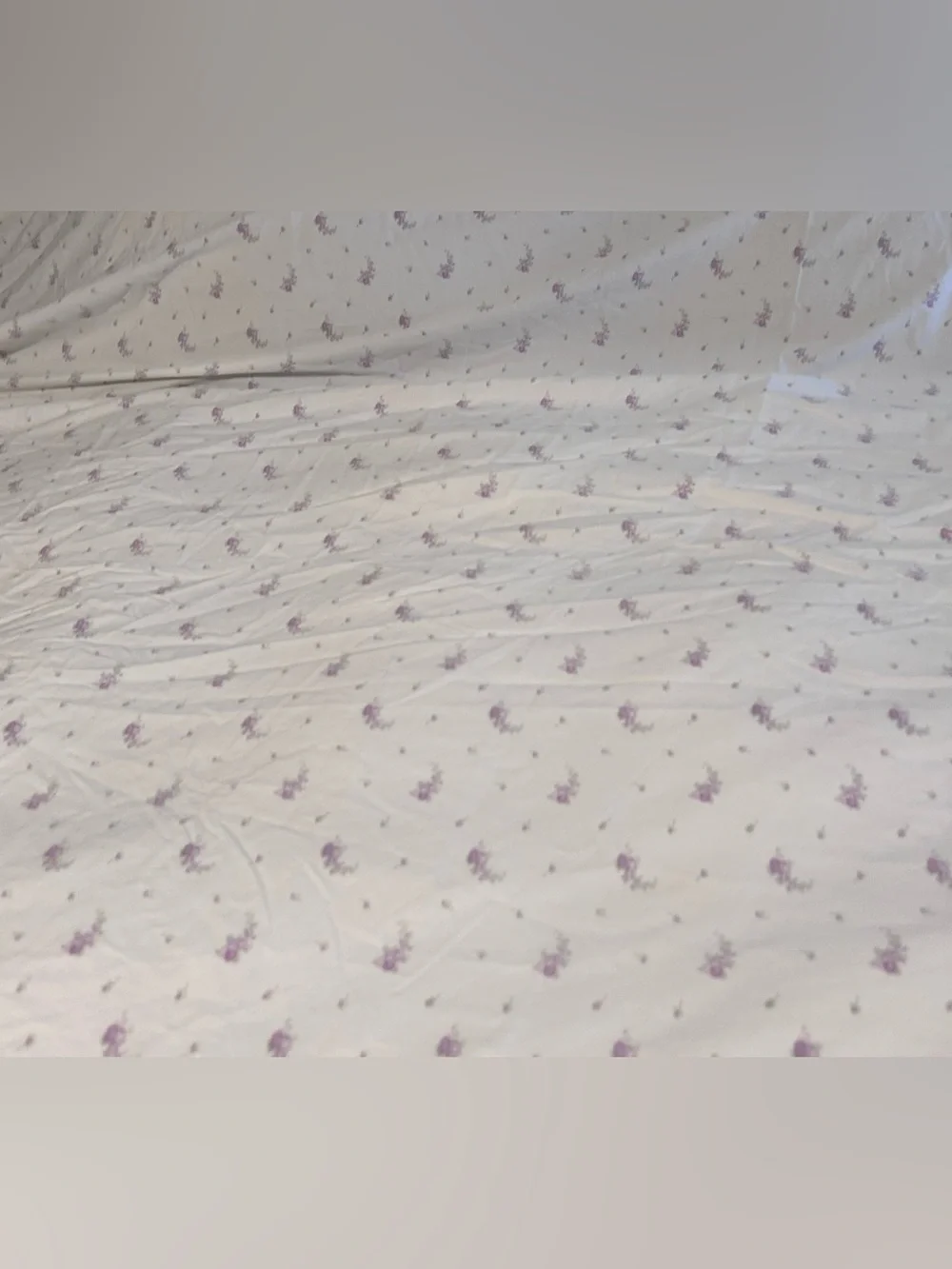 Simply Shabby Chic Queen Flat Sheet lavender white floral
